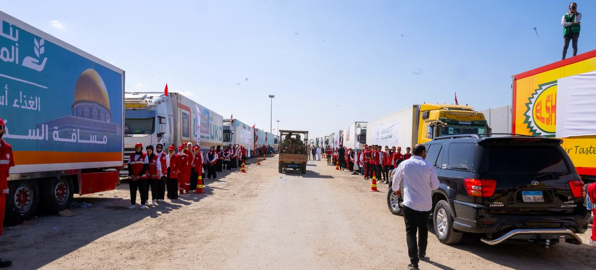 Israel Finally Approves Aid Trucks into Gaza